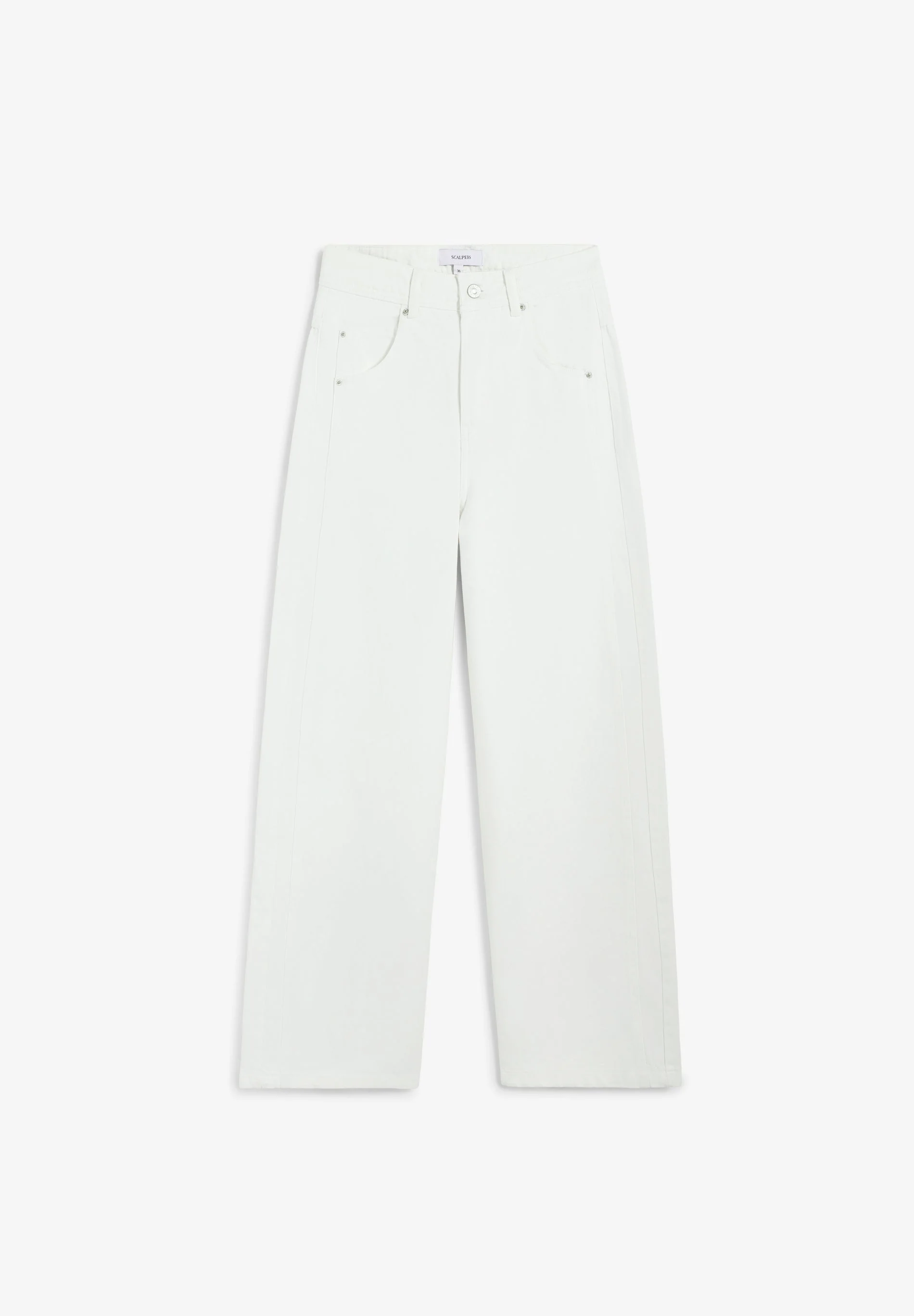 CONTRAST SEAM JEANS - Image 5