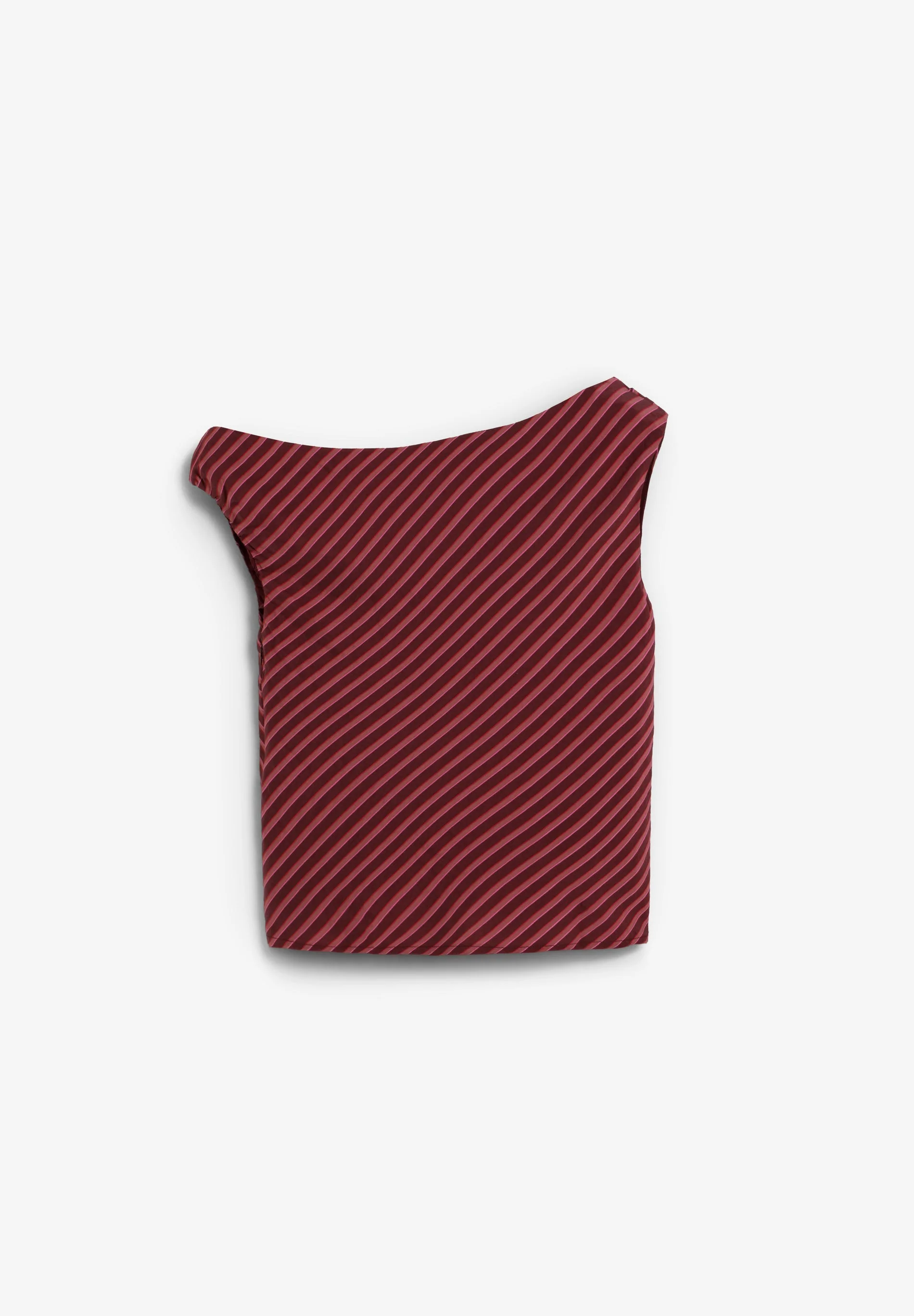 STRIPED ASYMMETRIC TOP - Image 2
