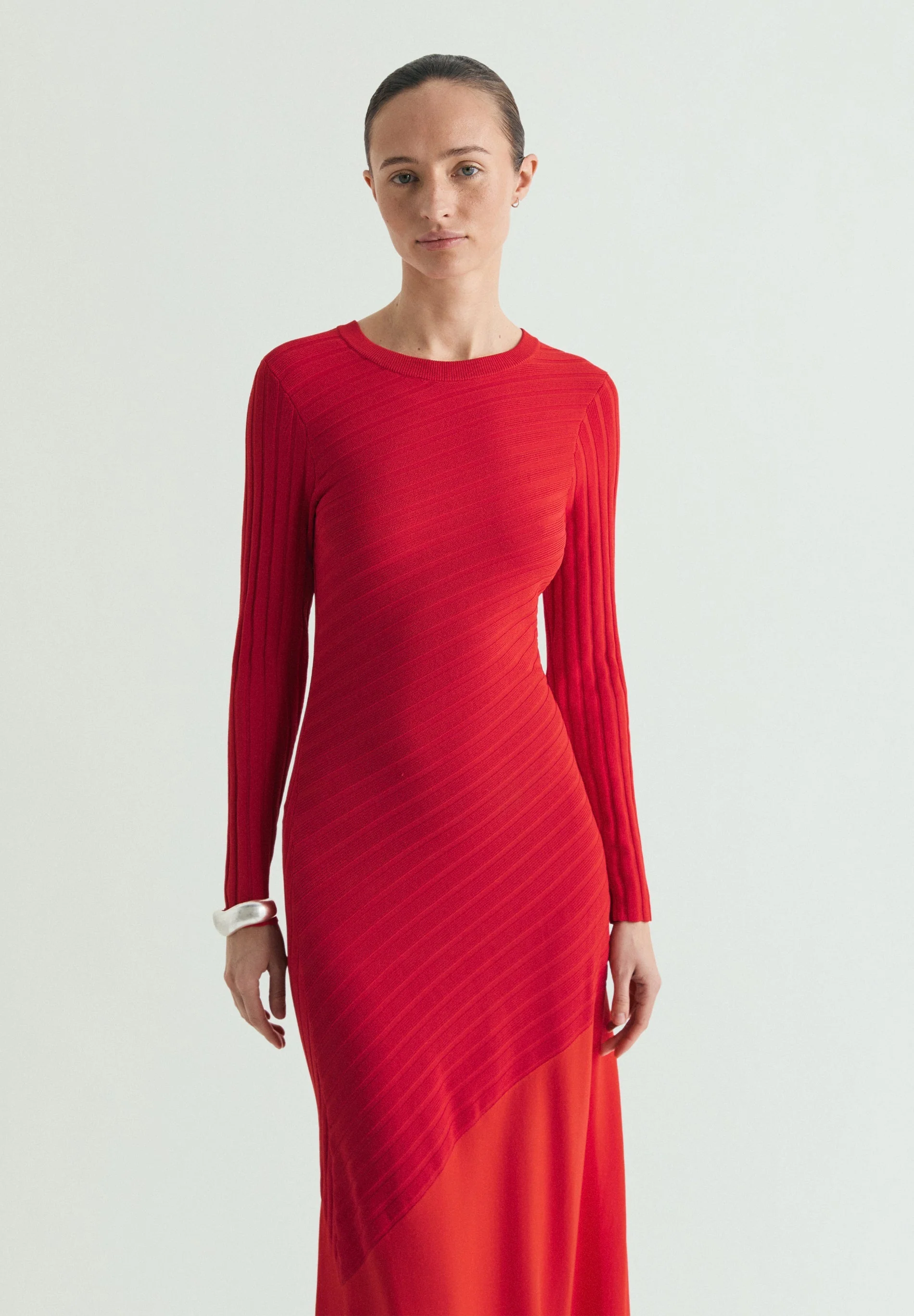 STRIPED KNIT DRESS - Image 4