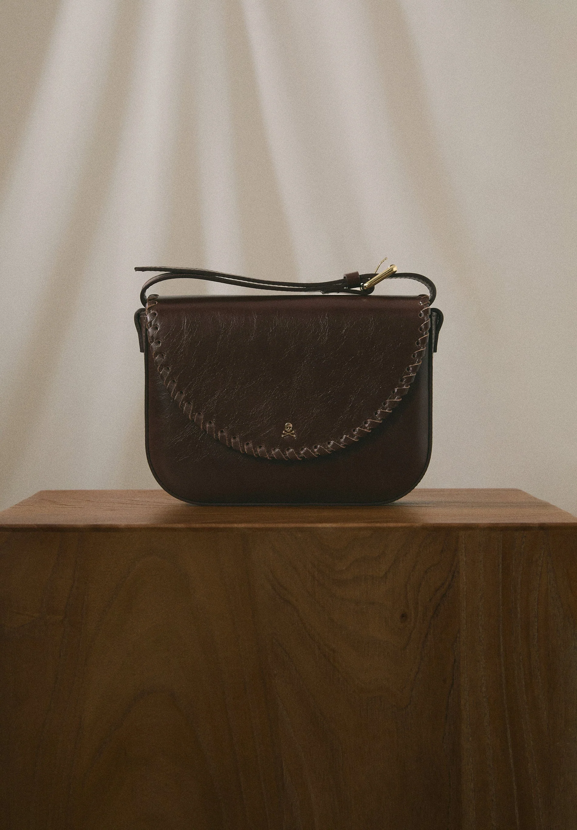 BRAIDED LEATHER CROSSBODY BAG - Image 8