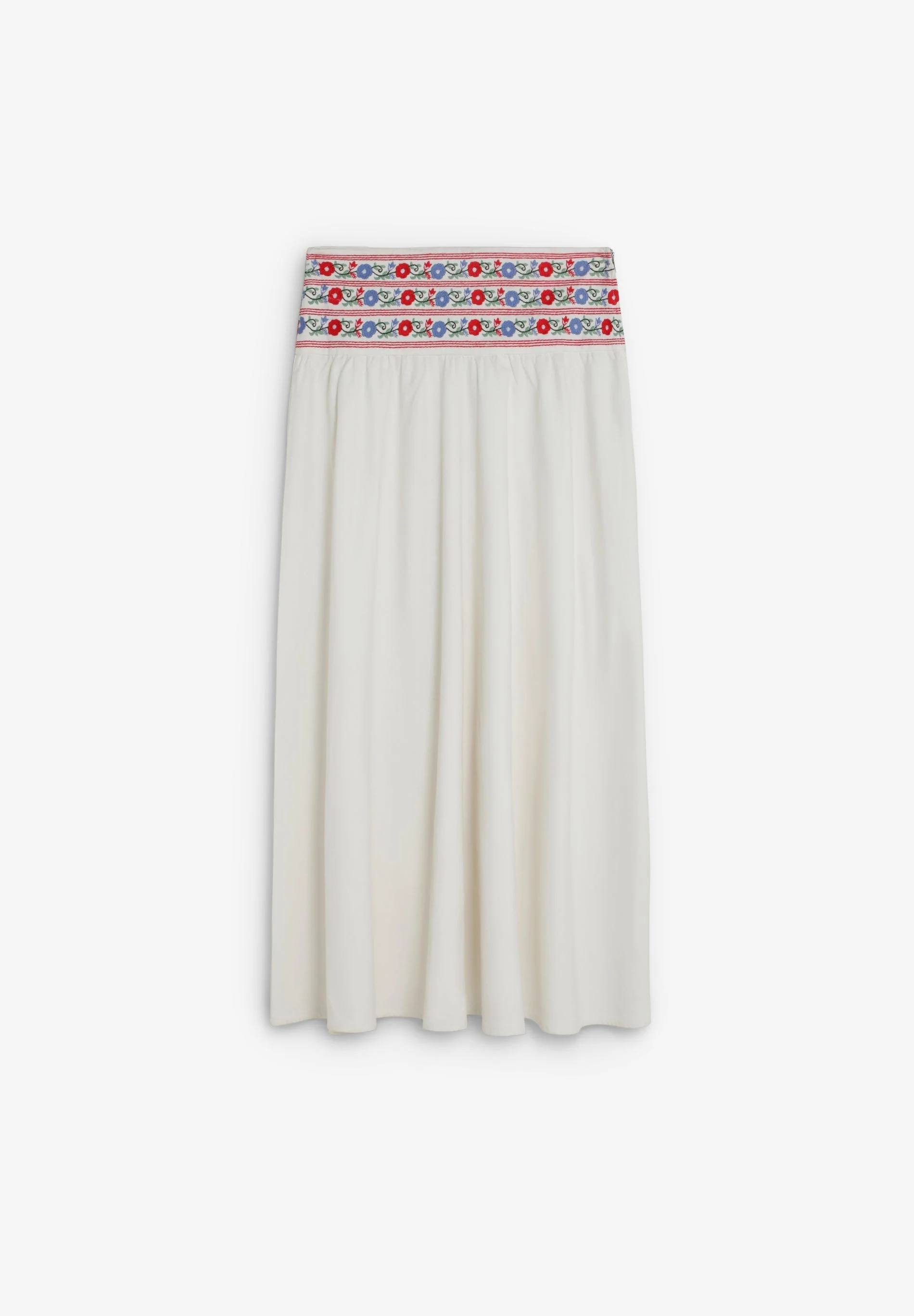 EMBROIDERED DENIM SKIRT - Image 6