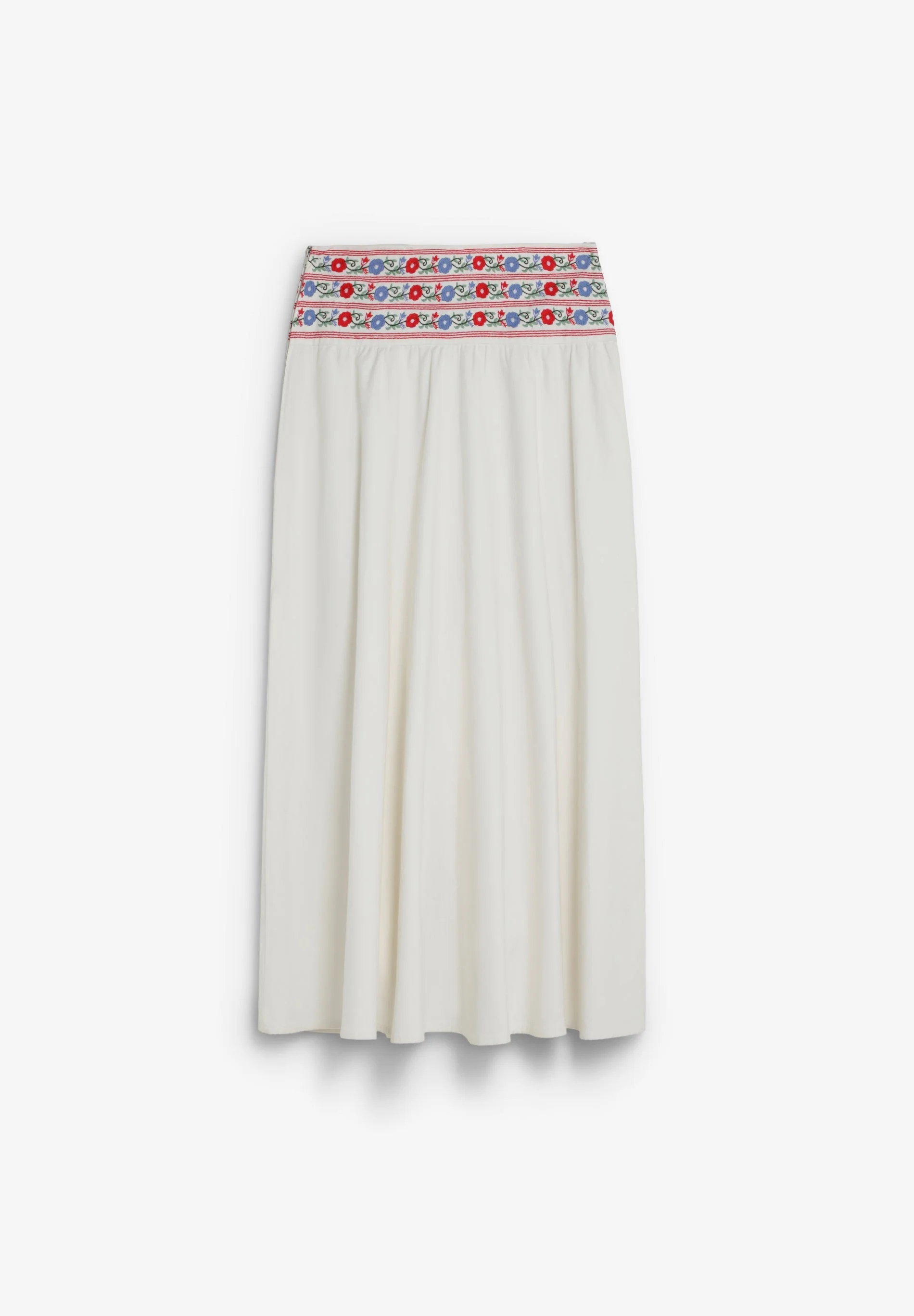 EMBROIDERED DENIM SKIRT - Image 7