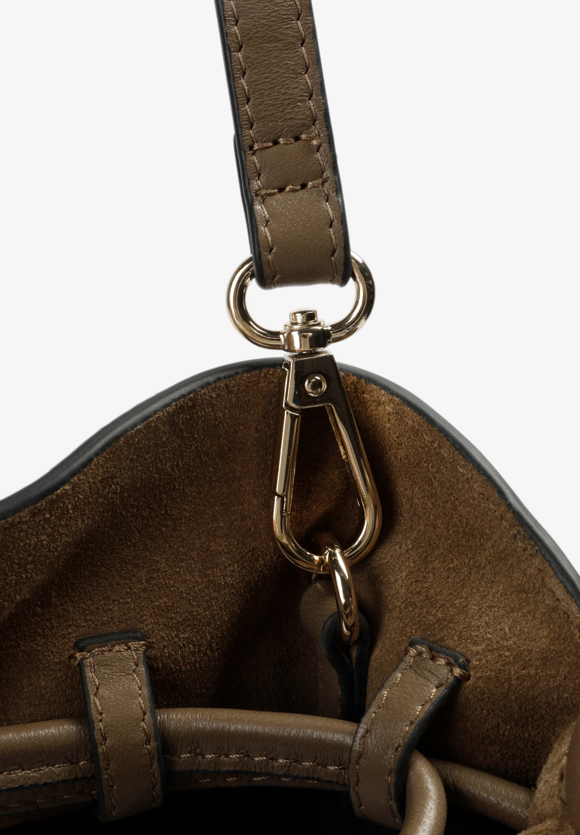 LEATHER BUCKET BAG - Image 9