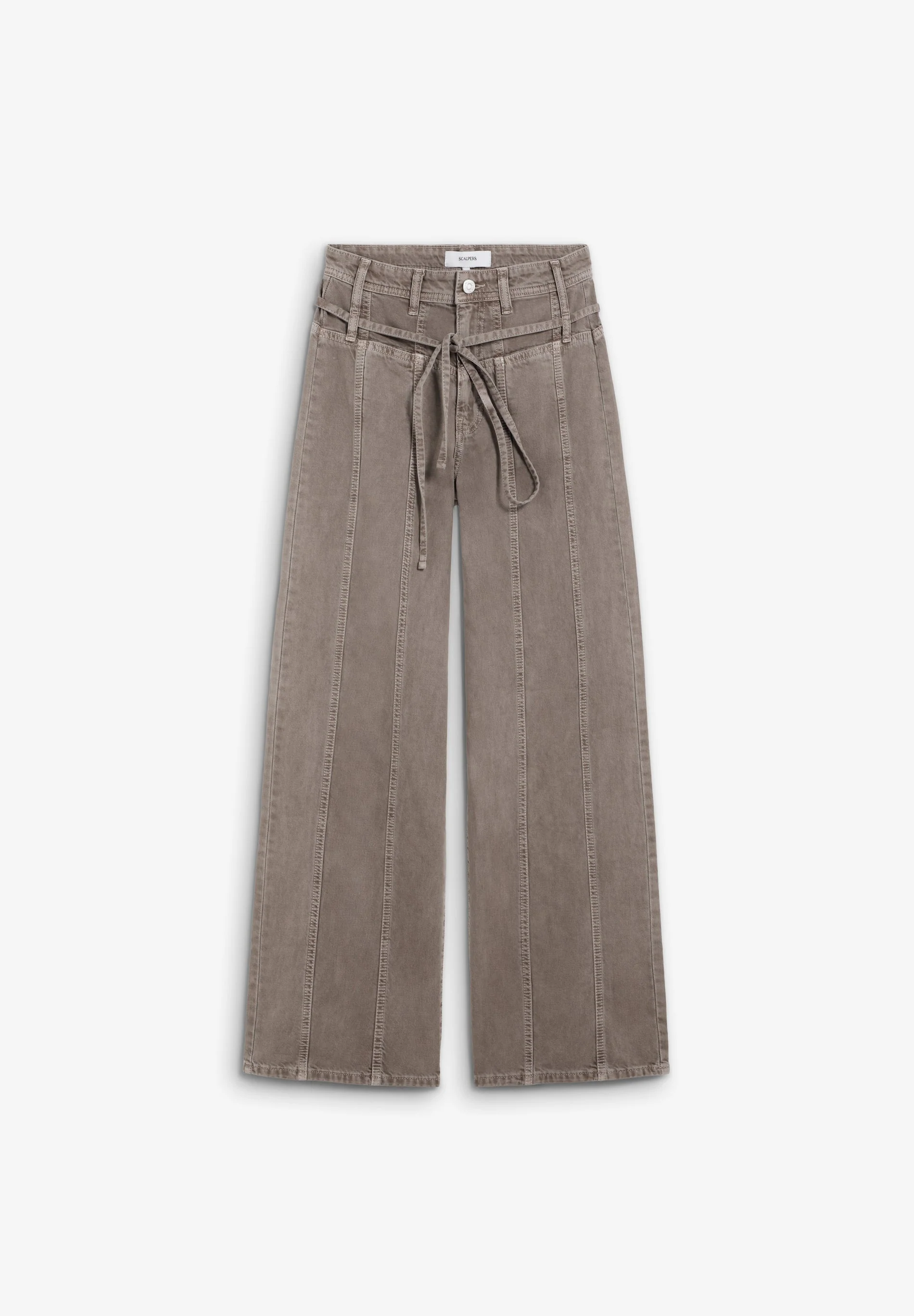 JEANS WITH WAISTBAND DETAIL