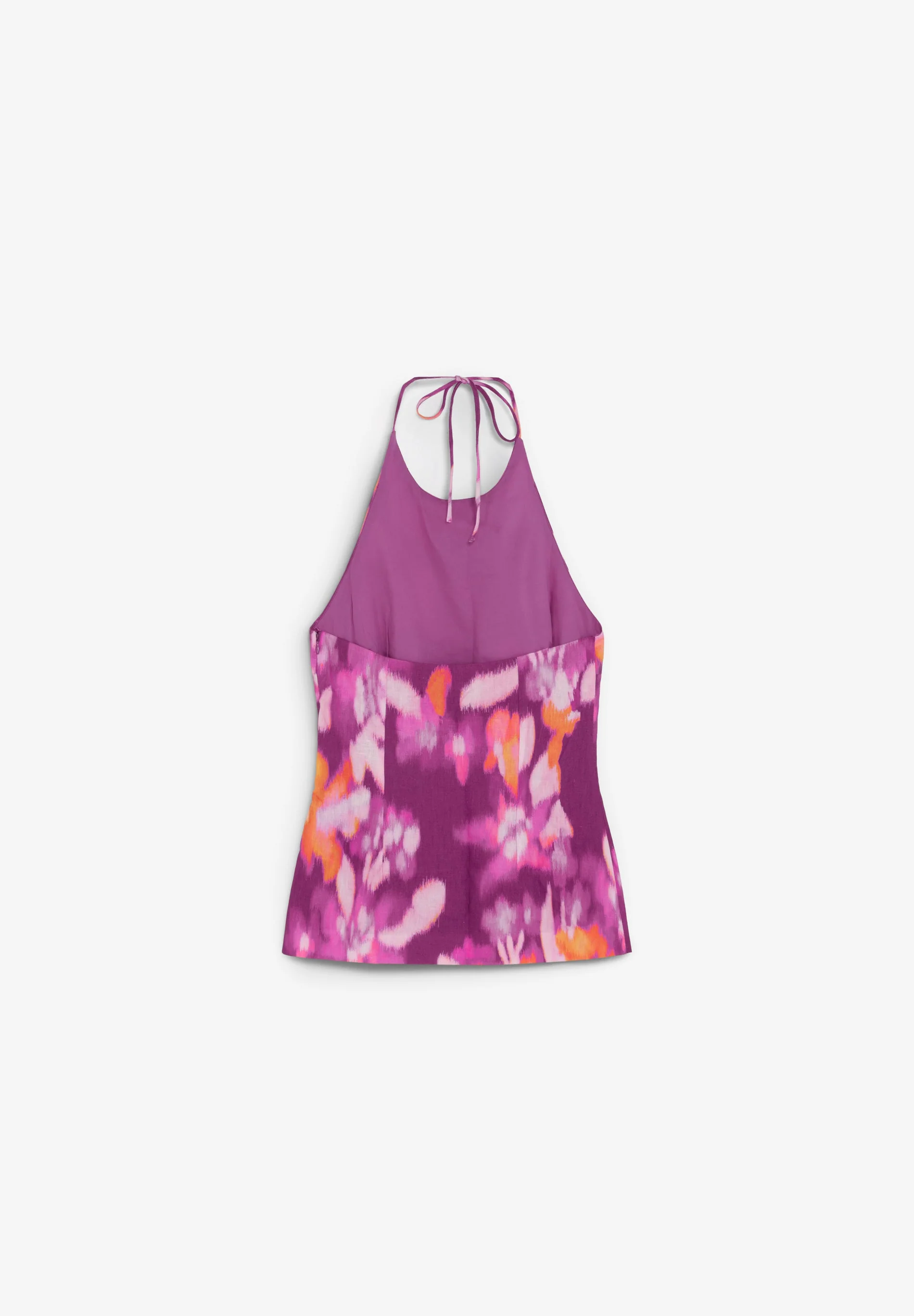 SCPRINT LINEN HALTER TOP - Image 6