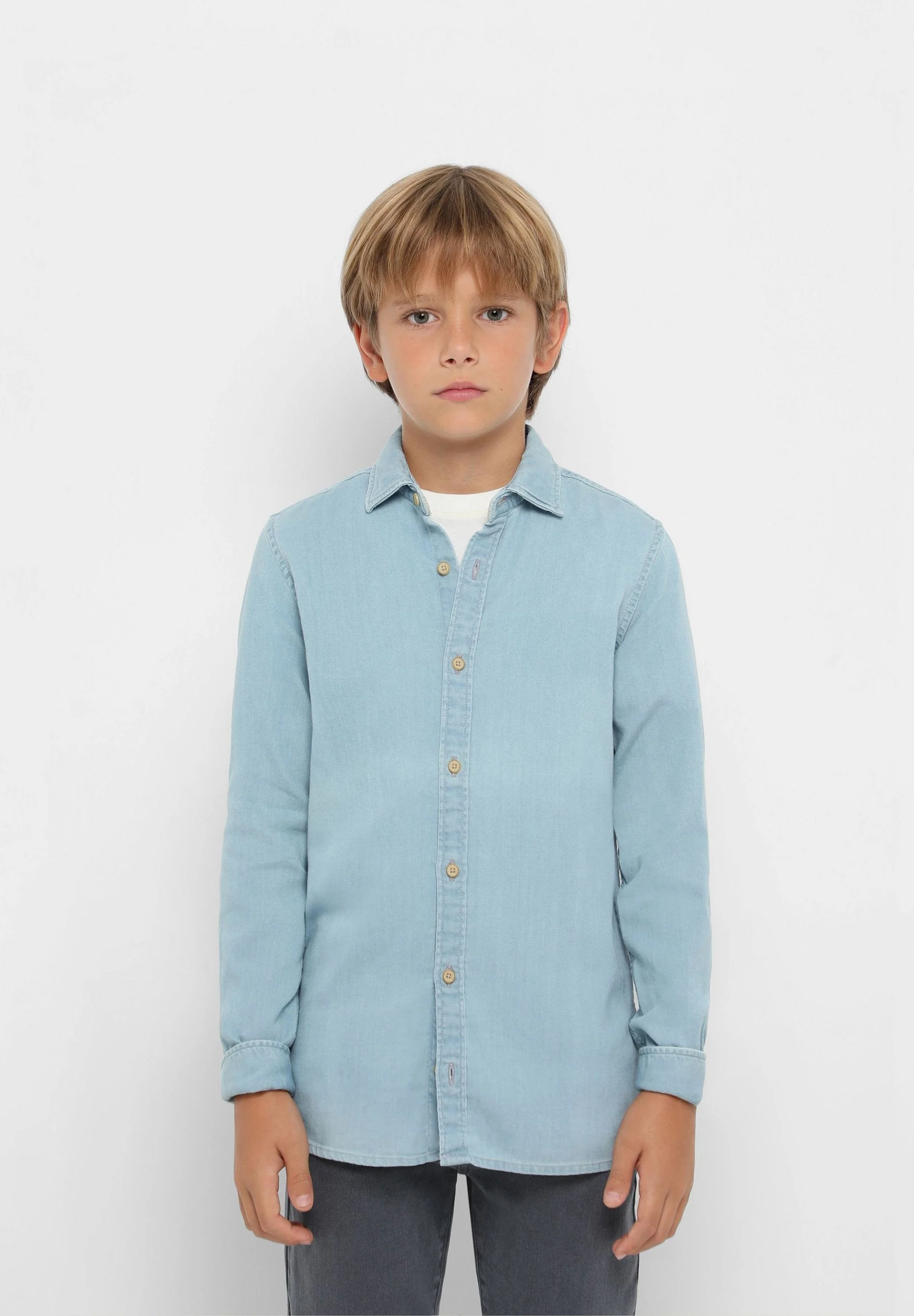 NOS FANCY DENIM SHIRT KIDS - Image 2