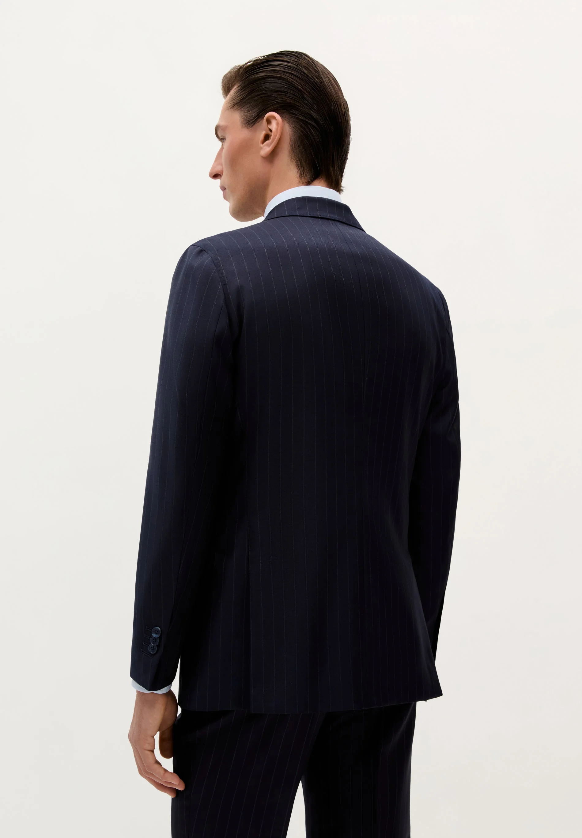 WOOL PINSTRIPE BLAZER - Image 7