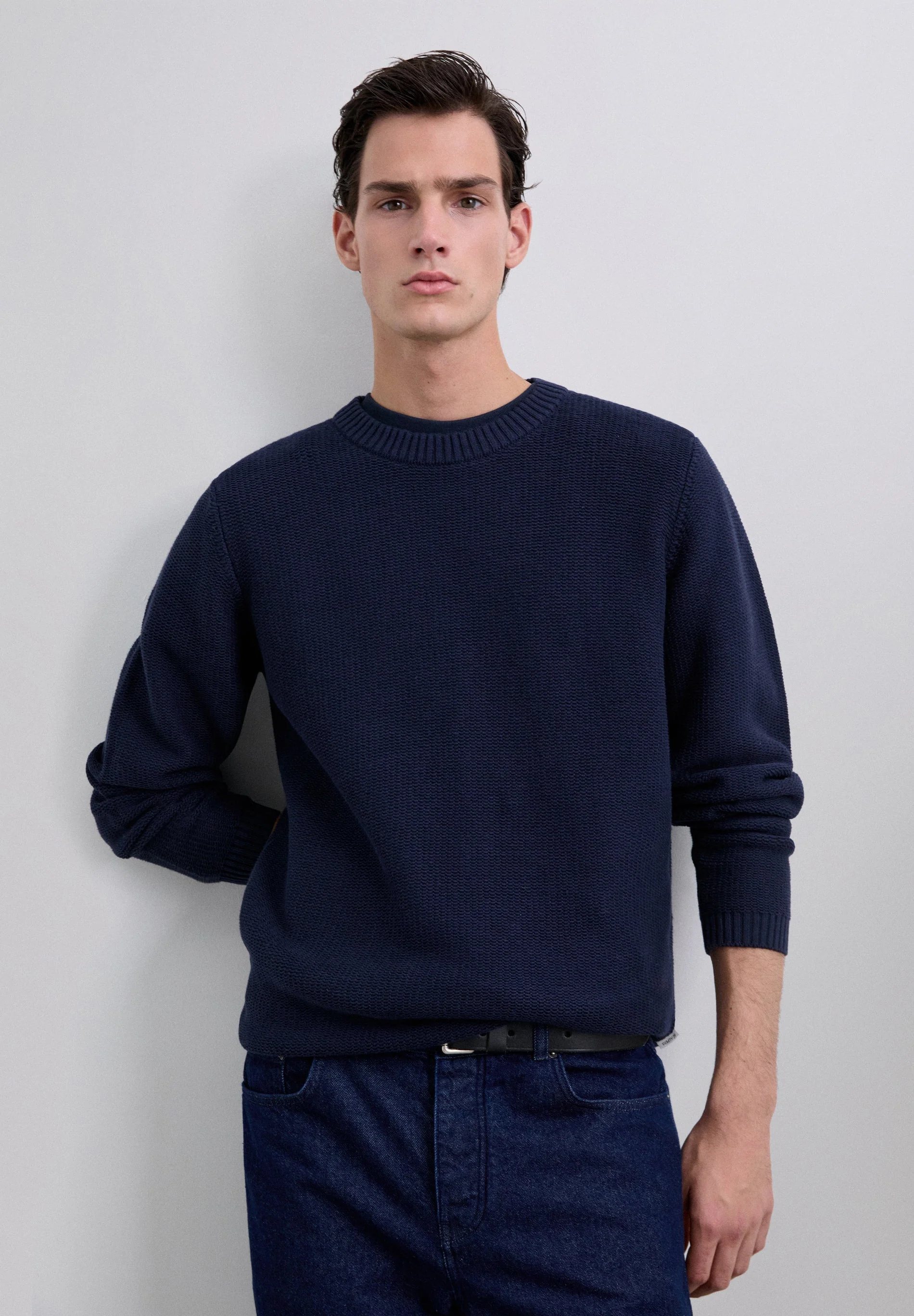 TEXTURED KNIT SWEATER - Image 4