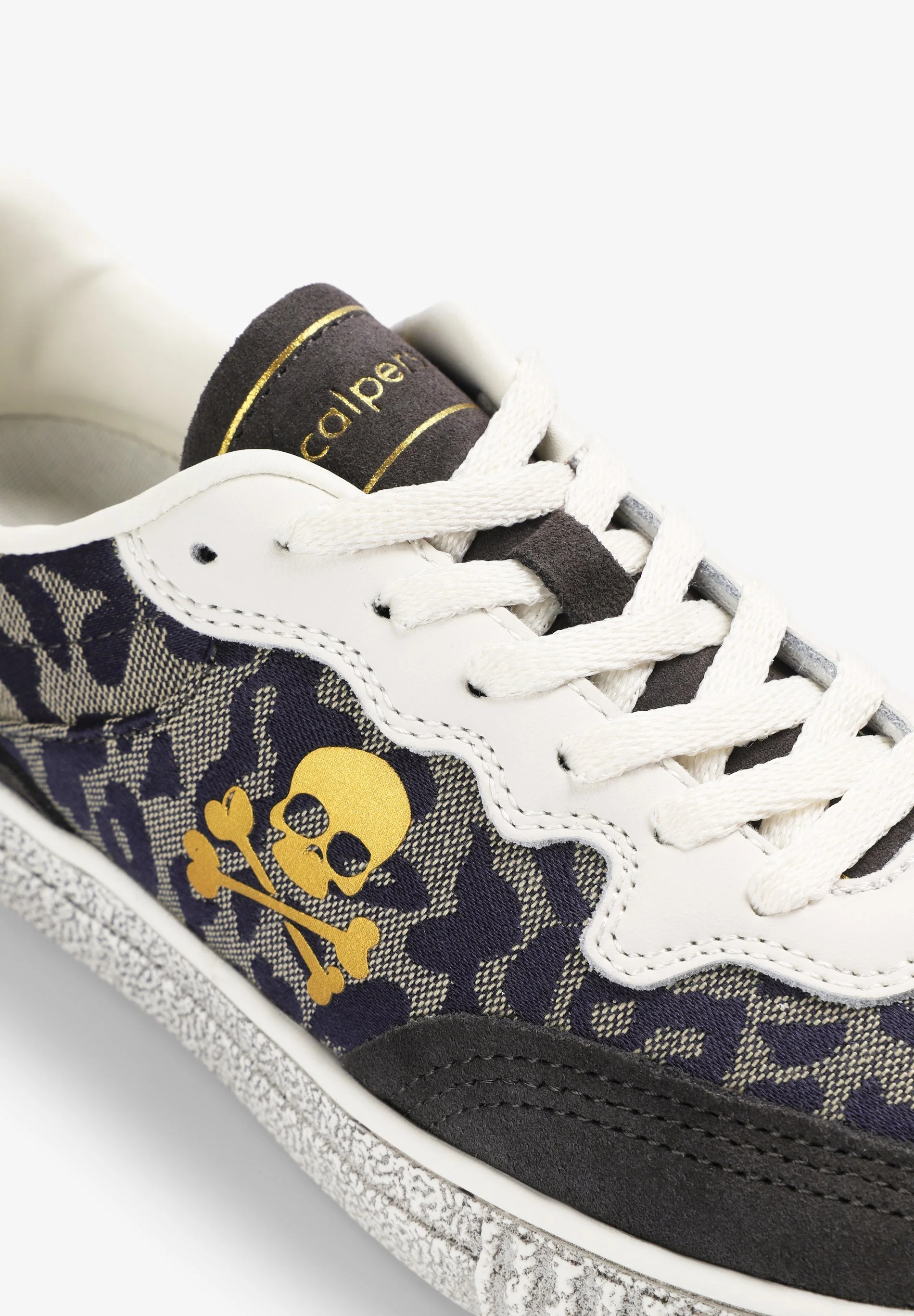 SKULL SNEAKERS WITH ANIMAL PRINT - Image 6