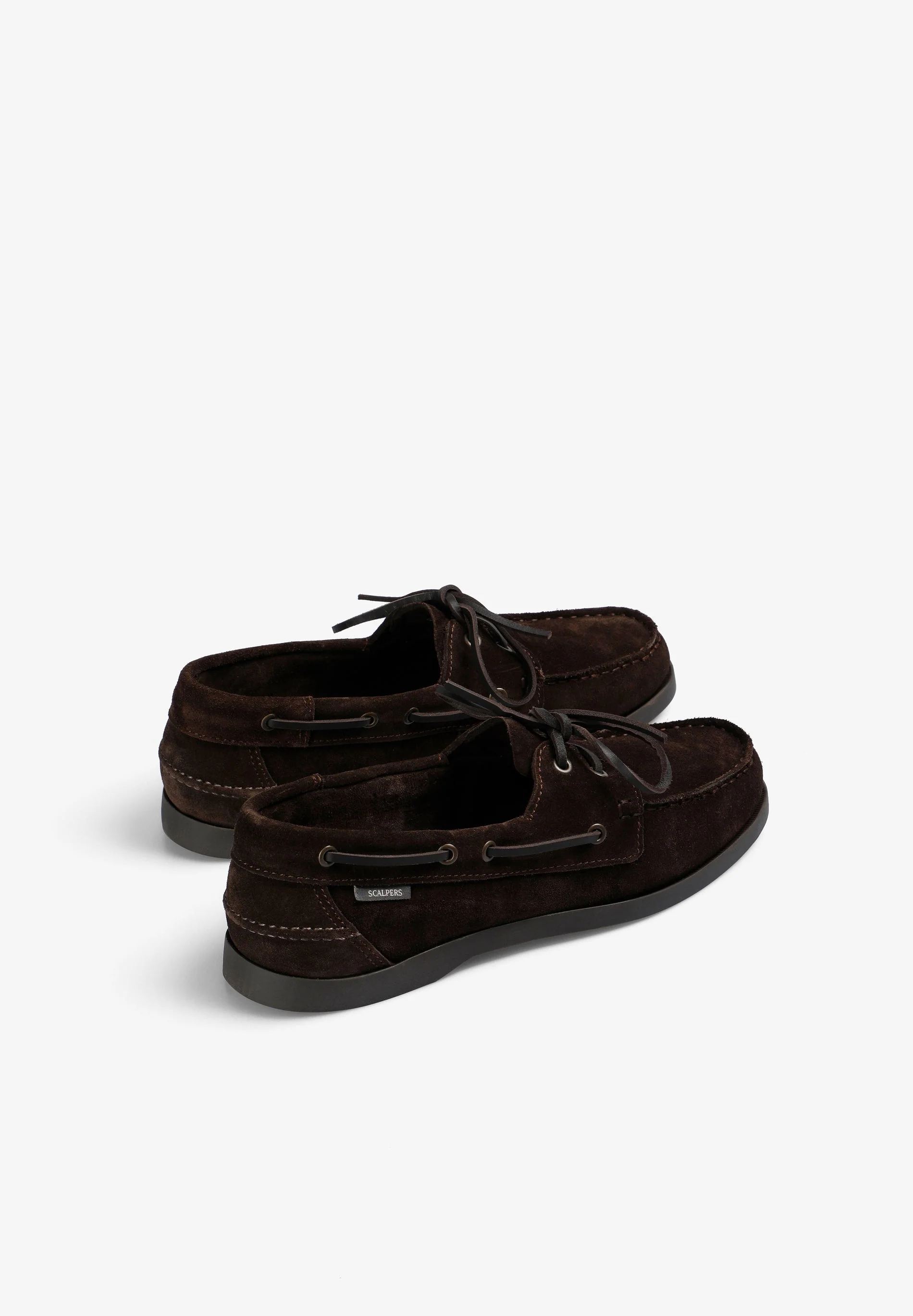 PLAIN LEATHER DECK SHOES - Image 3
