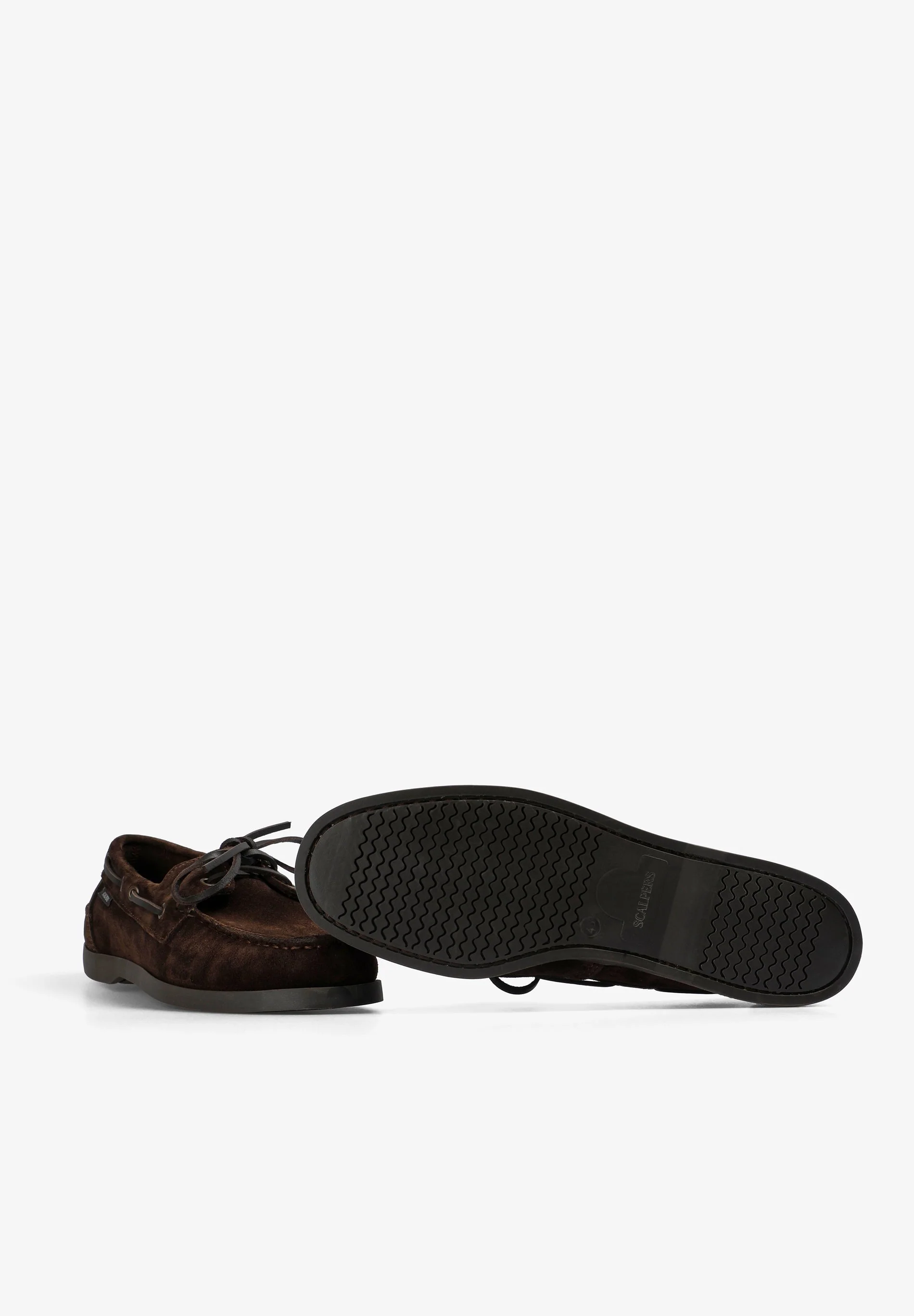 PLAIN LEATHER DECK SHOES - Image 4