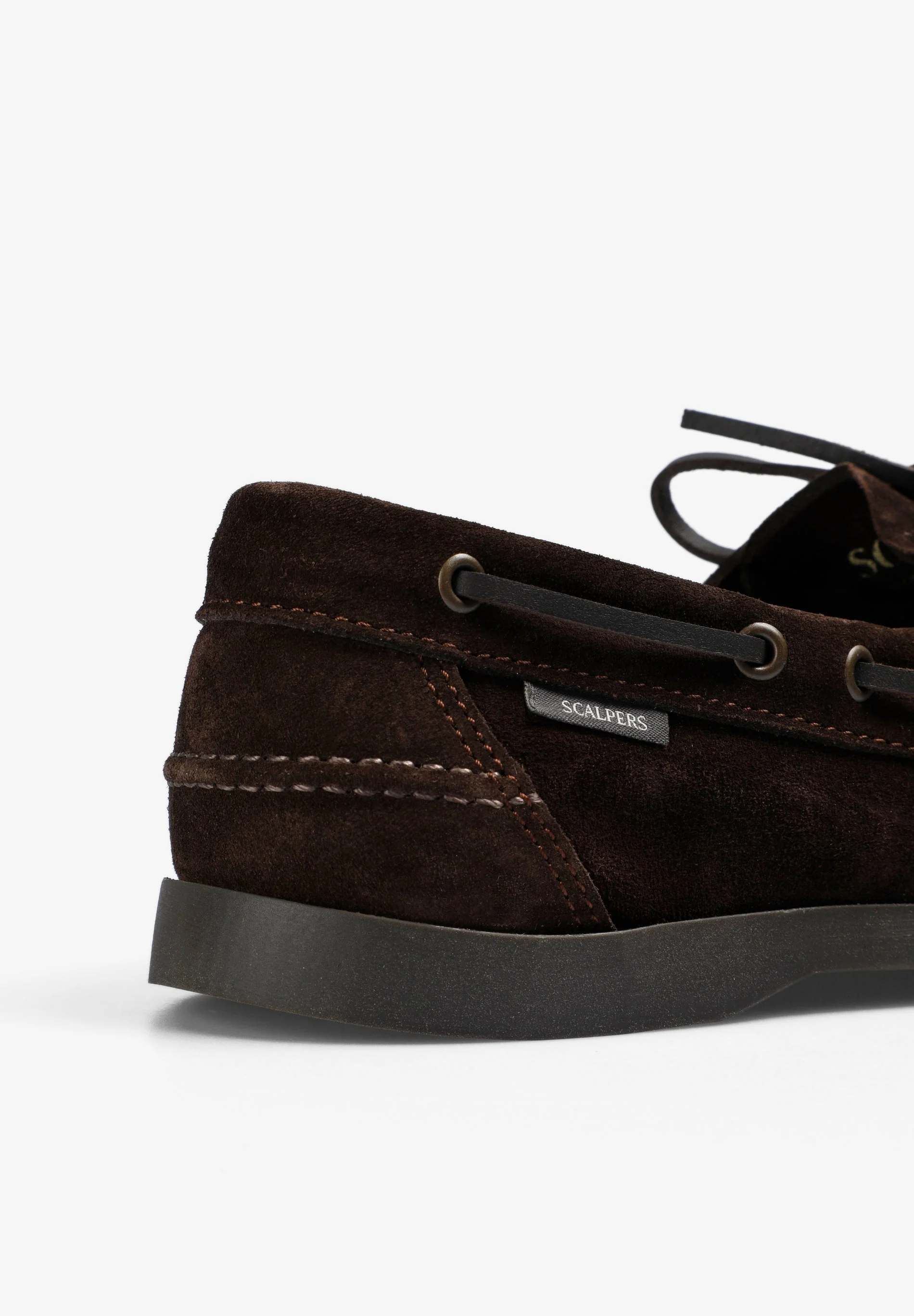 PLAIN LEATHER DECK SHOES - Image 7