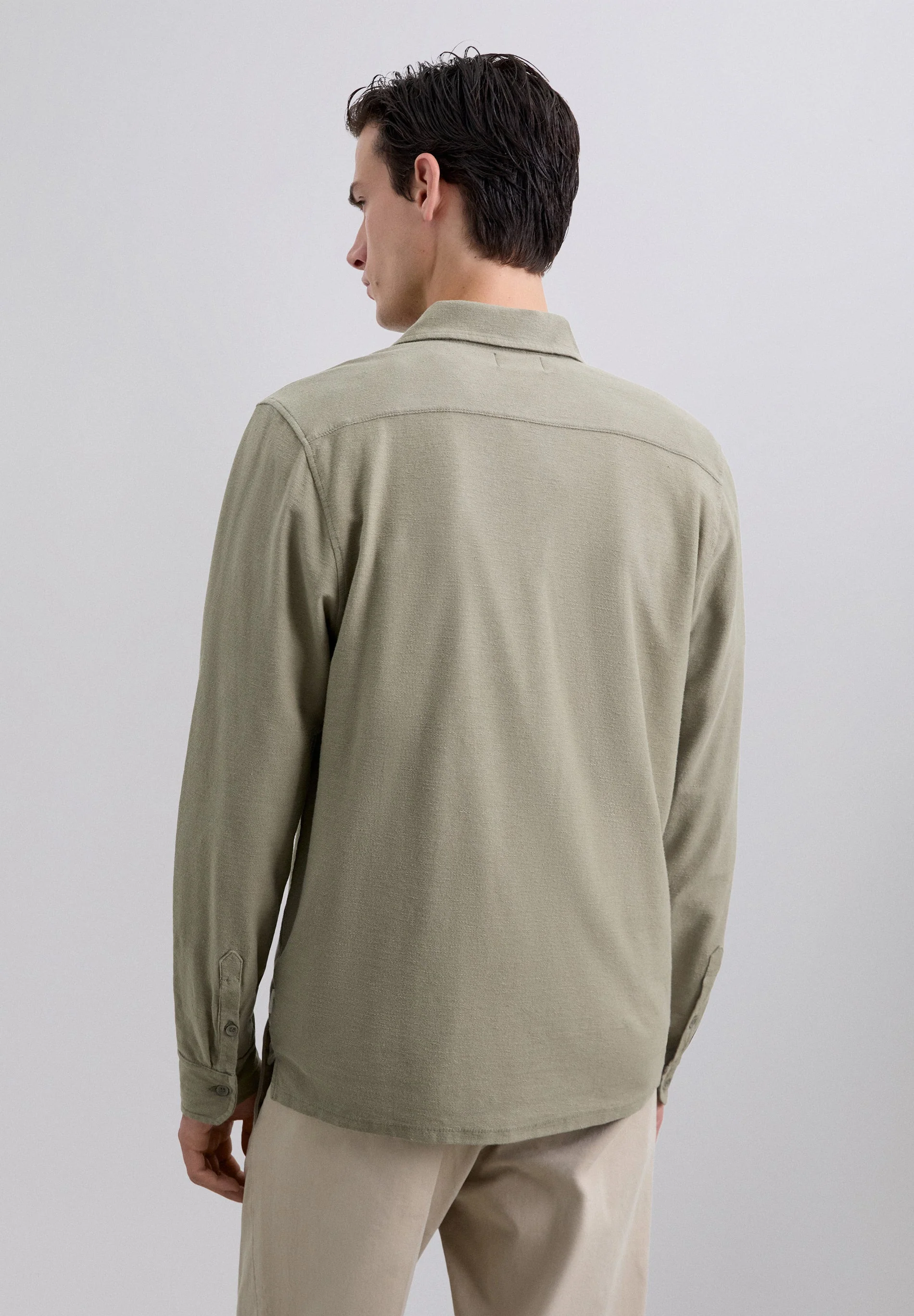 LONG SLEEVE POLO SHIRT - Image 5