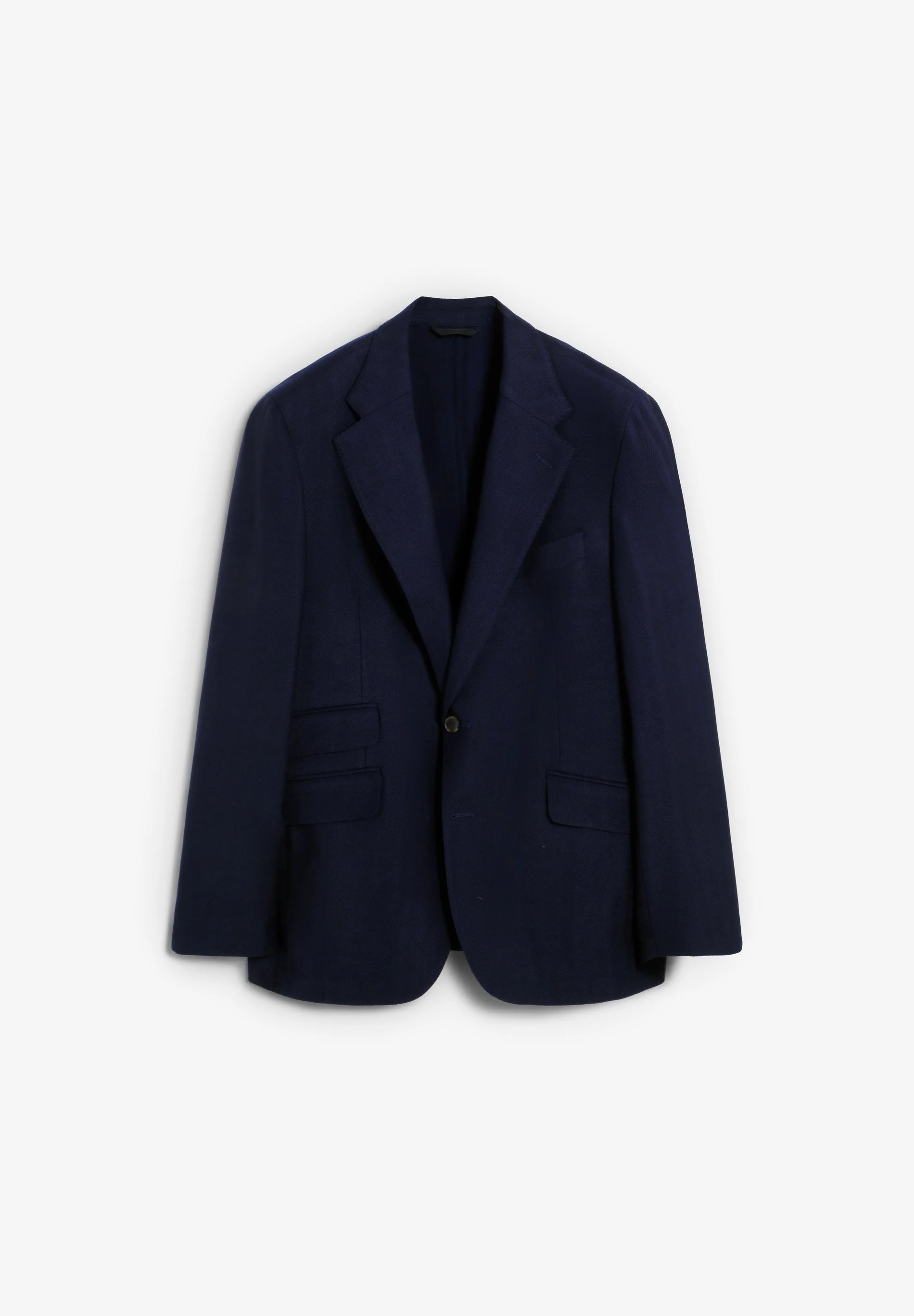 PLAIN-COLOURED WOOL BLAZER - Image 2