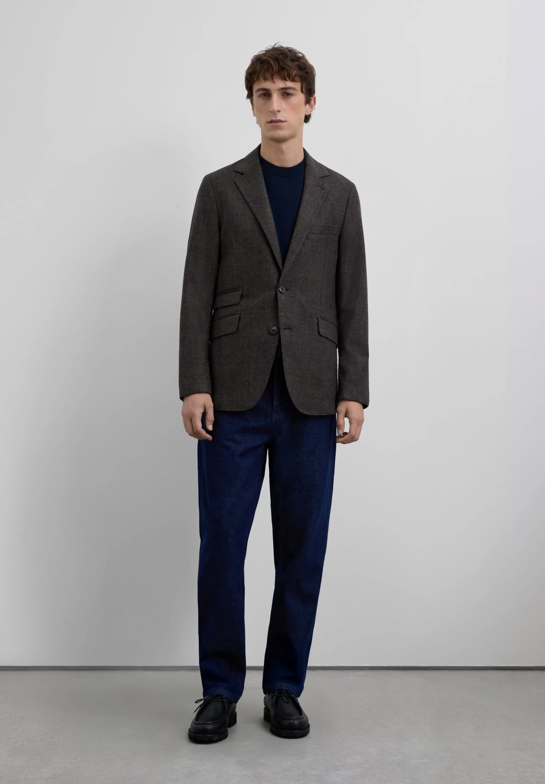 WOOL CHECK BLAZER - Image 8