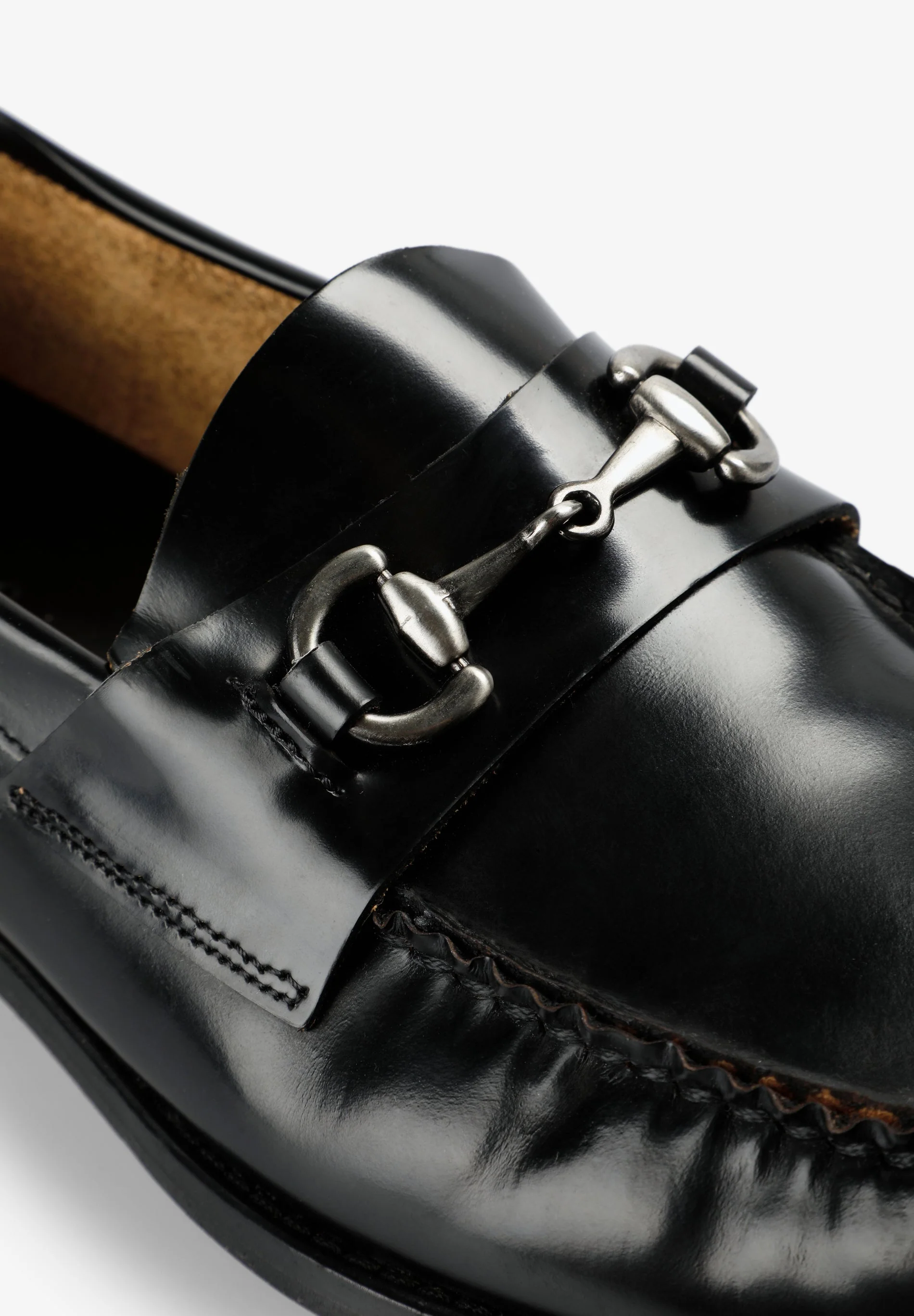 LEATHER LOAFERS WITH BUCKLE - Image 6