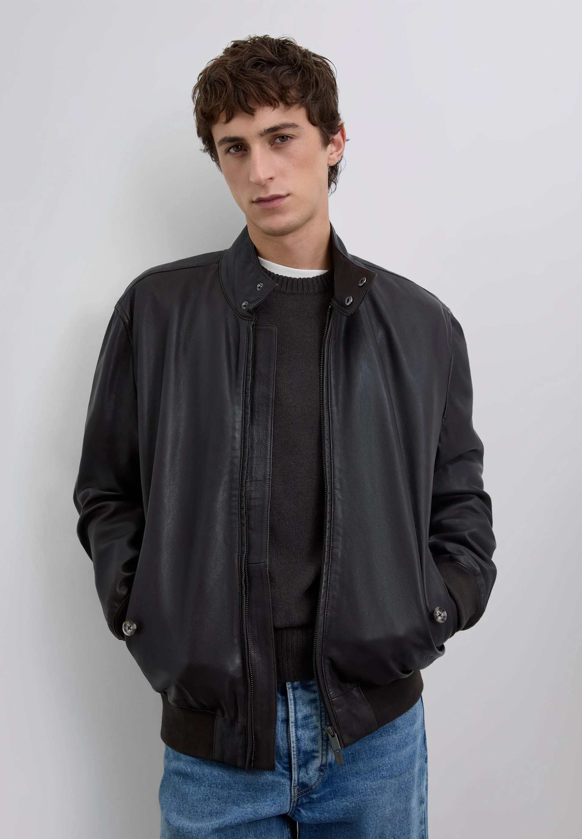 100% LEATHER JACKET - Image 3