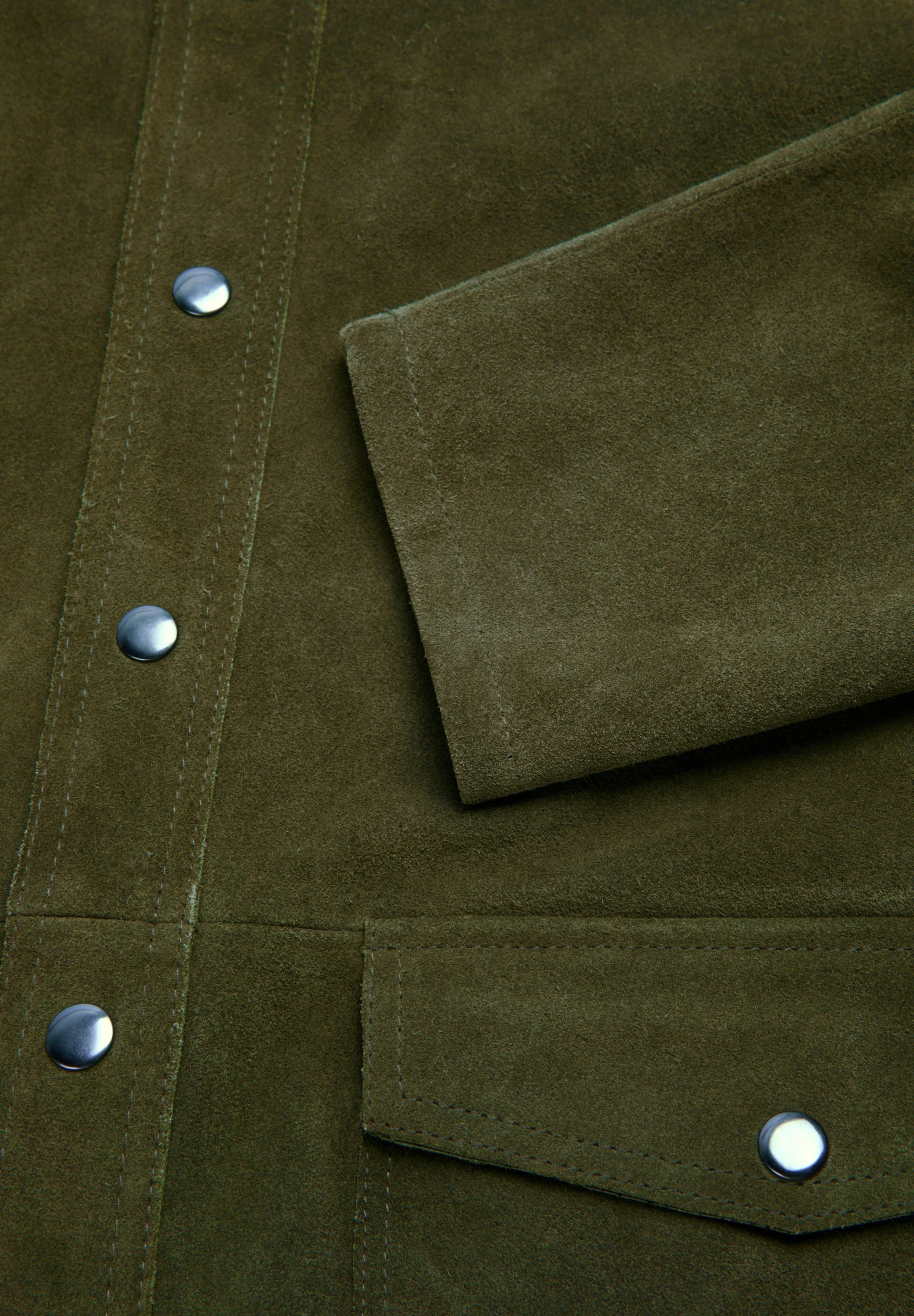 SUEDE JACKET WITH FLAP POCKETS - Image 5