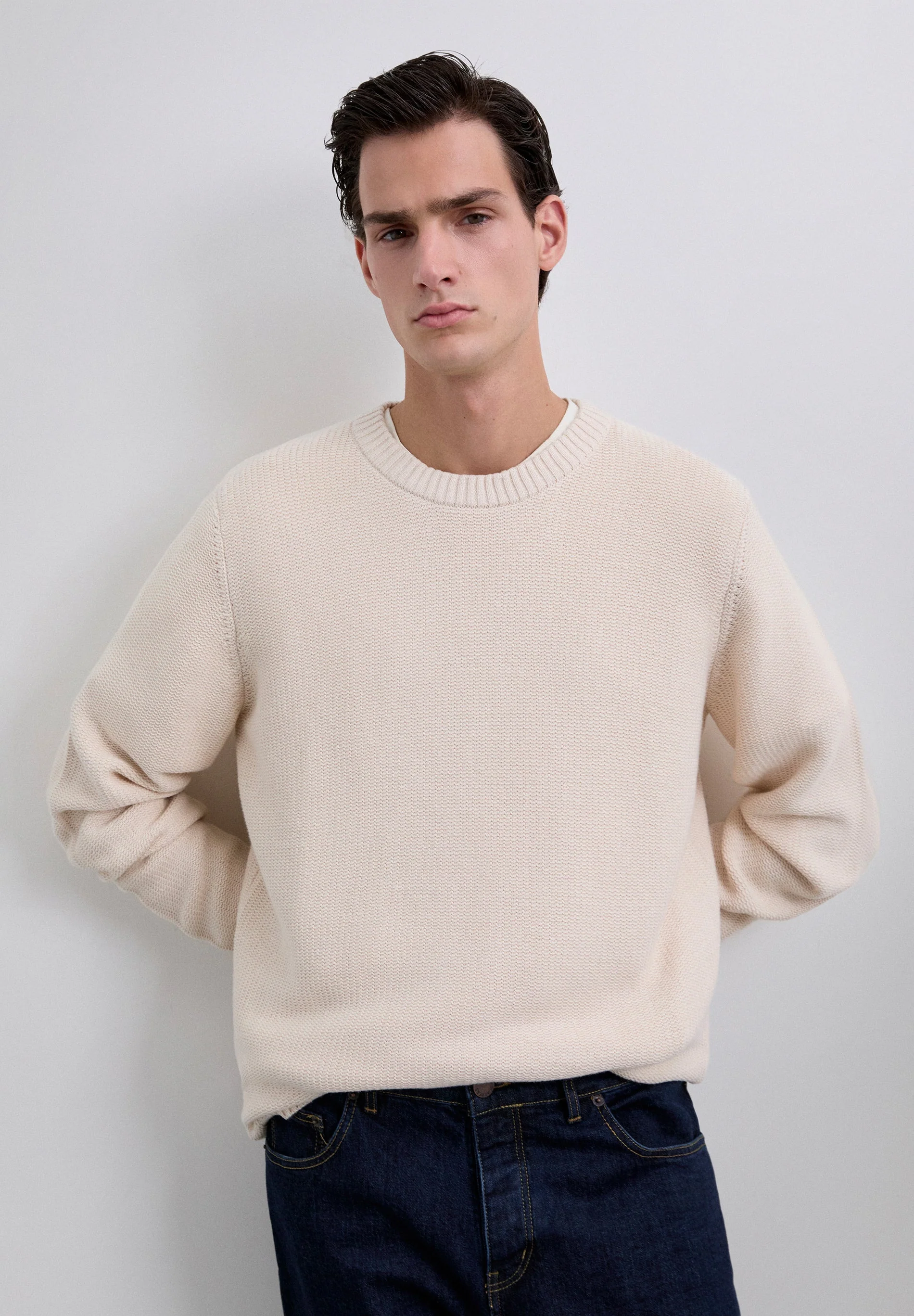 TEXTURED KNIT SWEATER - Image 2