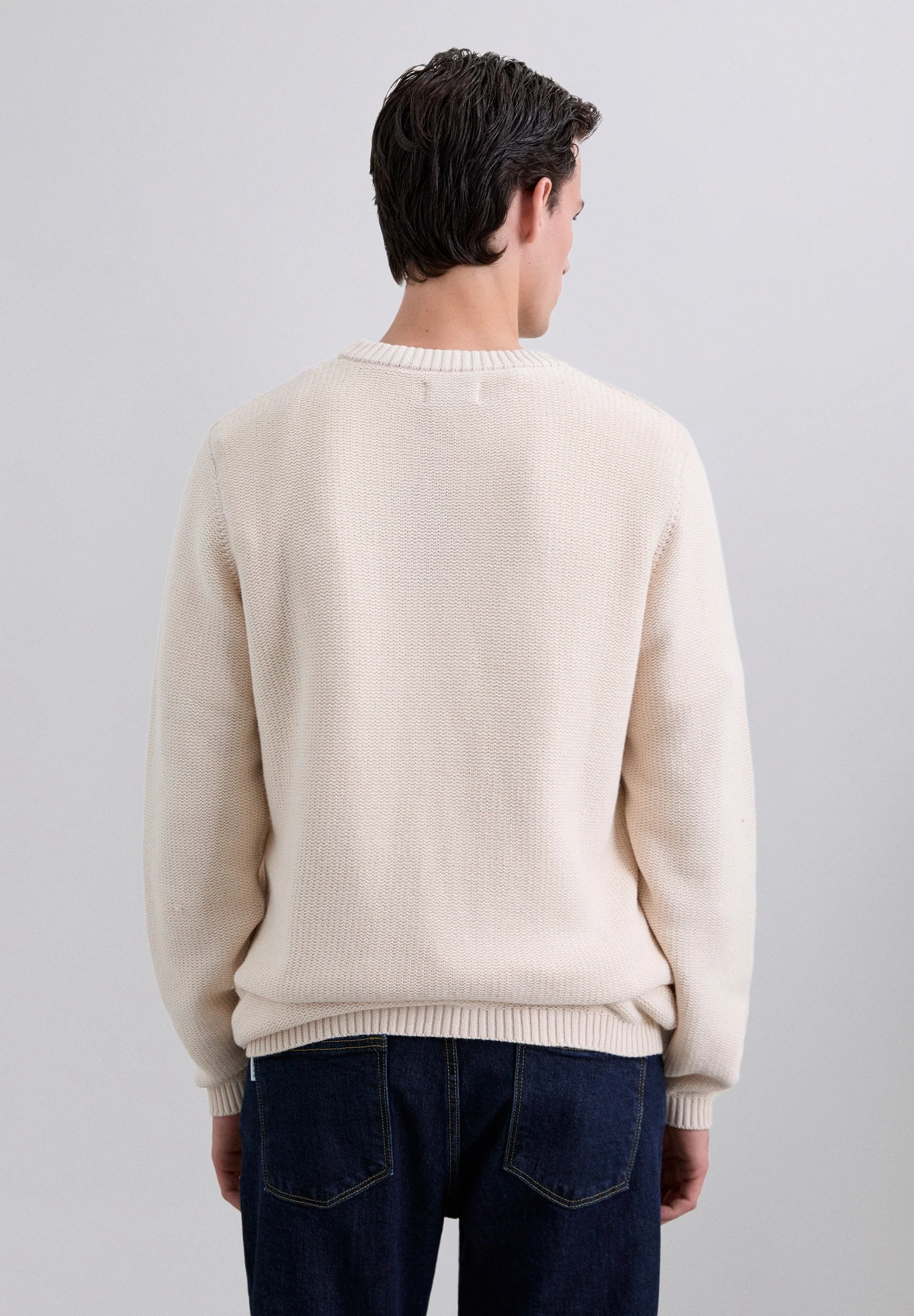 TEXTURED KNIT SWEATER - Image 6
