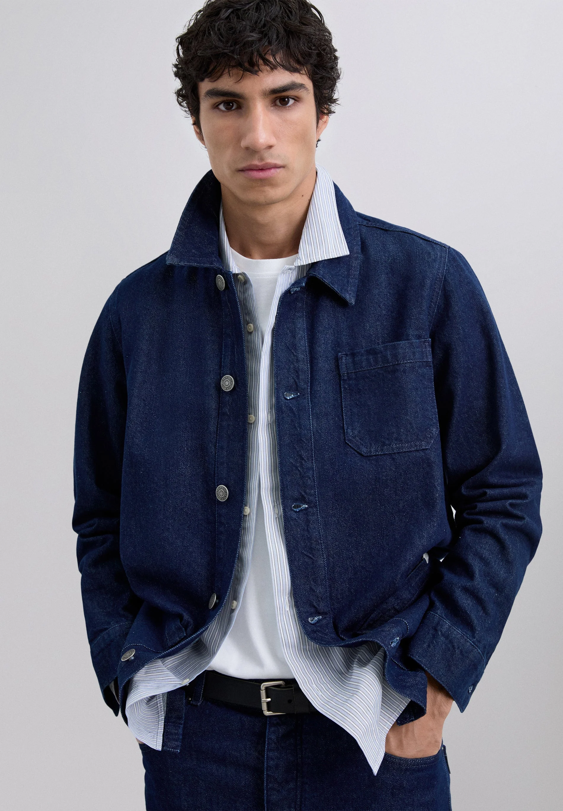 FADED DENIM JACKET - Image 2