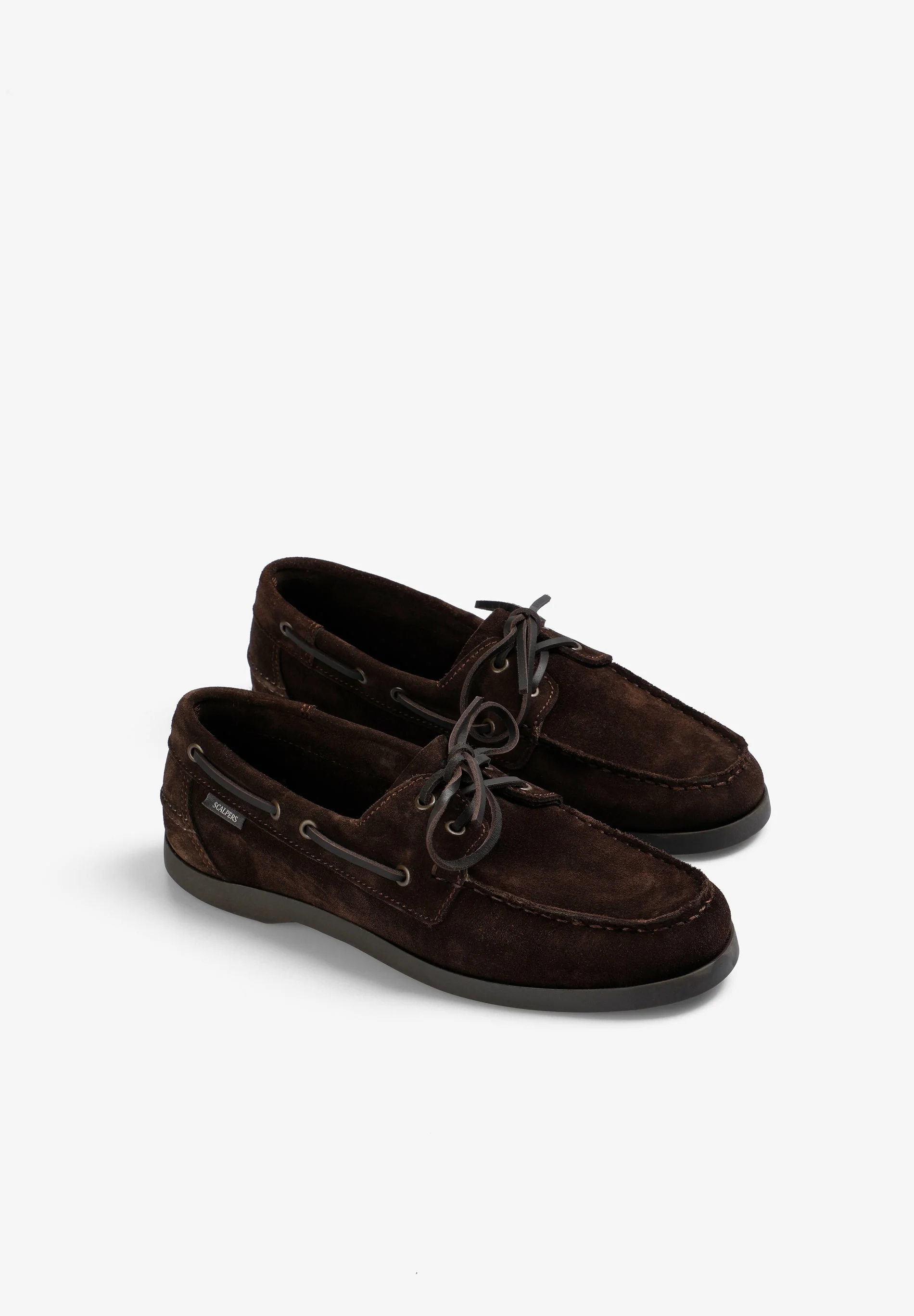 PLAIN LEATHER DECK SHOES - Image 2